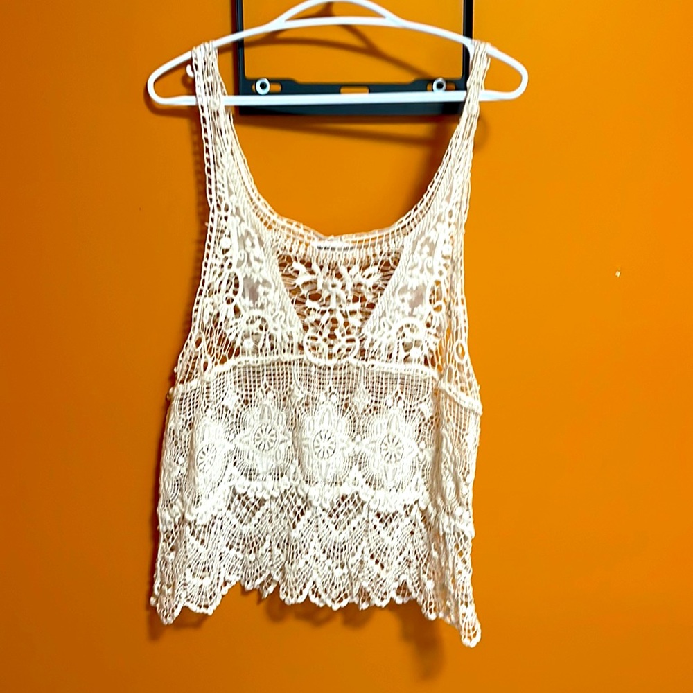 Lace over top